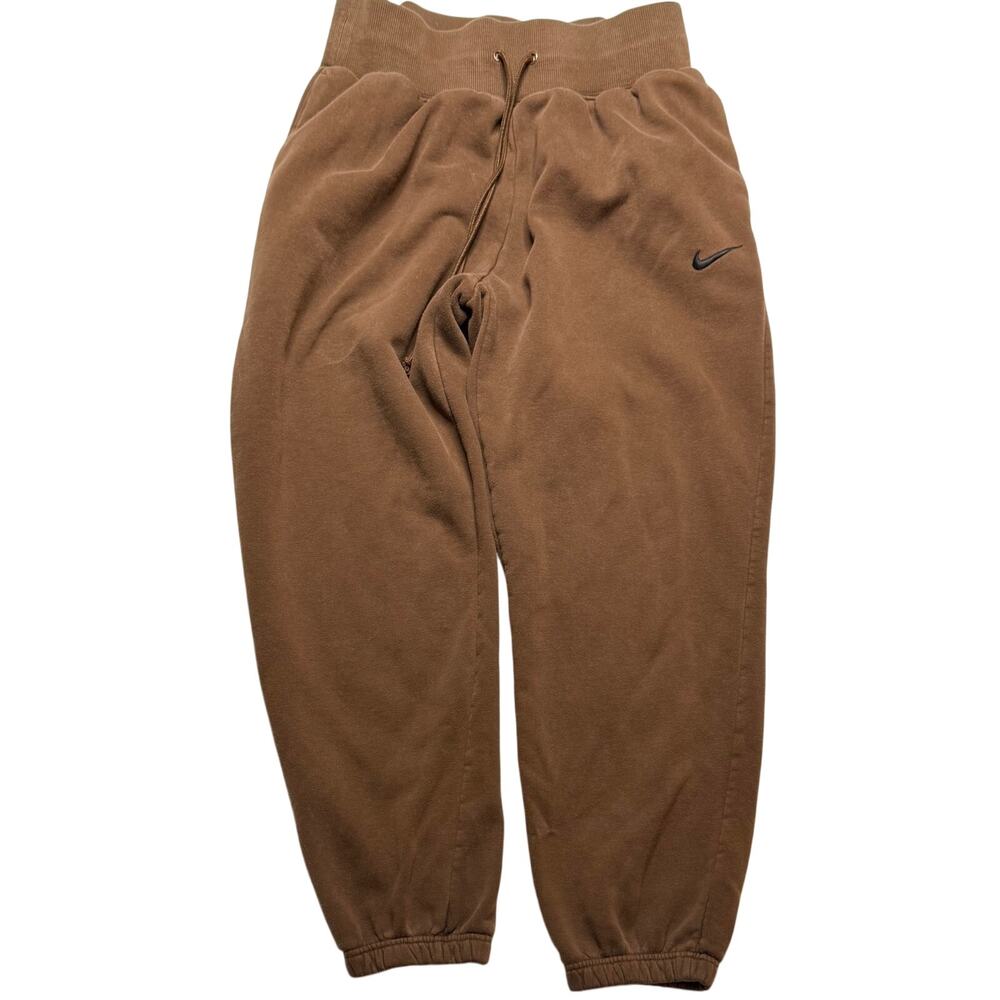 Nike Brown Fleece jogger pants size medium